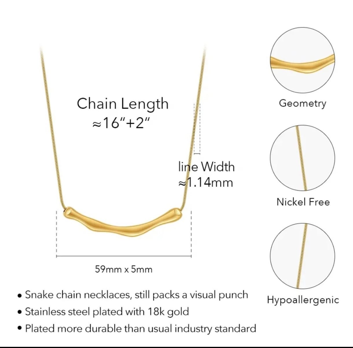 Sovereign Curve Necklace