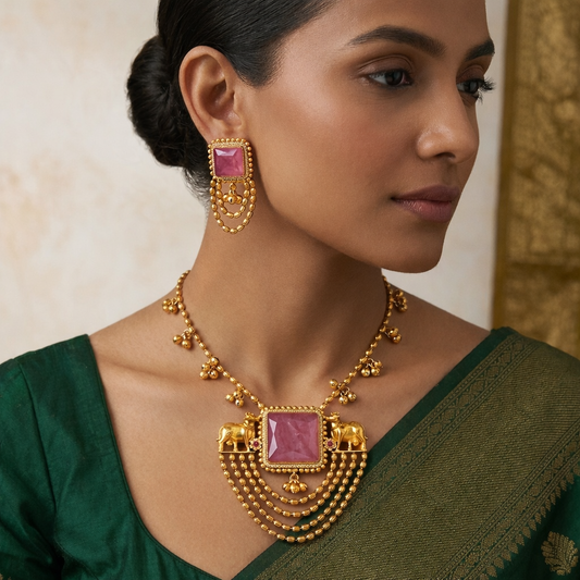 Gulabi Kaamdhenu Set